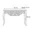 Console d'entrée en bois massif American Rustic