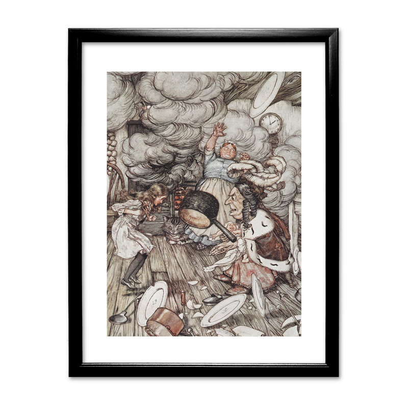 Arthur Rackham - Single Picture Frame Print, Black