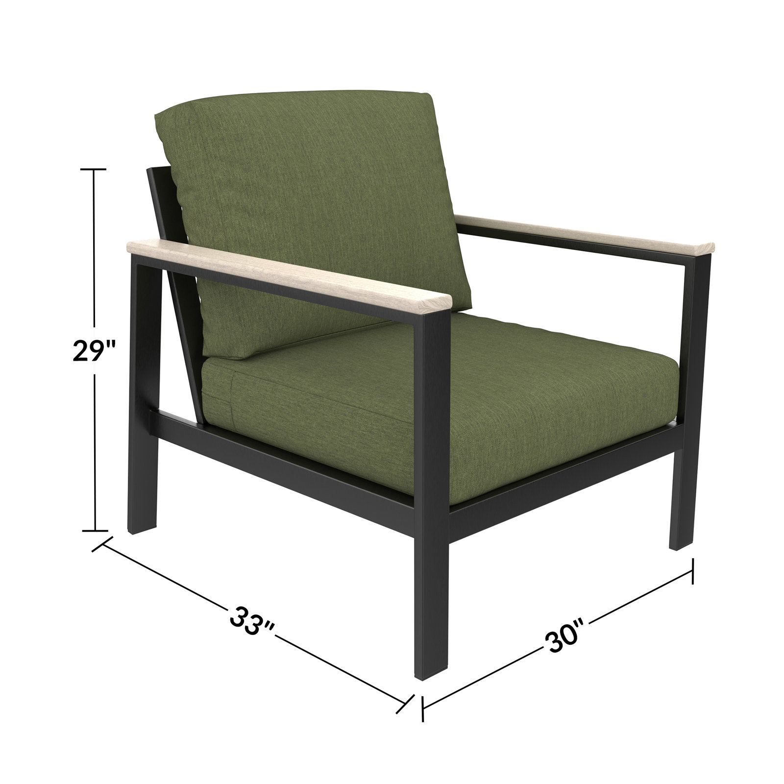 Townsend Sunbrella® Patio Lounge Chair, White, Sunbrella Canvas Fern, Yes
