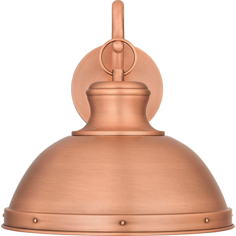 Artemia Copper Wall Light, 11.75" H x 11.75" W x 12.5" D