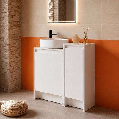 Meuble-lavabo autoportant cube 32 "(RTA)