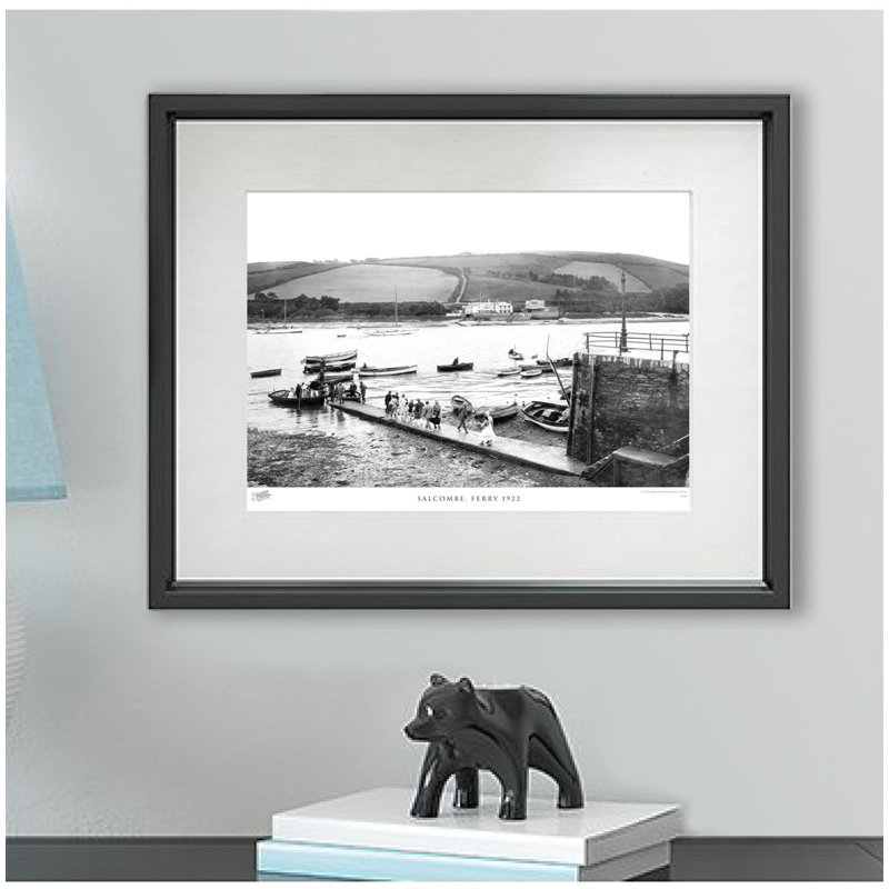 Salcombe, Ferry 1922 by Francis Frith - Single Picture Frame Print, 40cm H x 50cm W x 2.3cm D