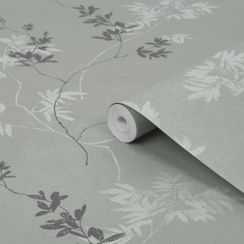 Papier peint amovible vert minéral Mari, Vert minerai