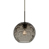 Luminaire suspendu sphère 1 lumière Bombay