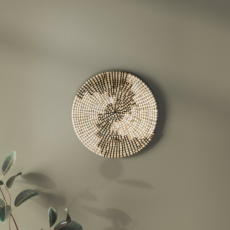 Dezra Coastal Abstract Wall Decor on Natural Fibers