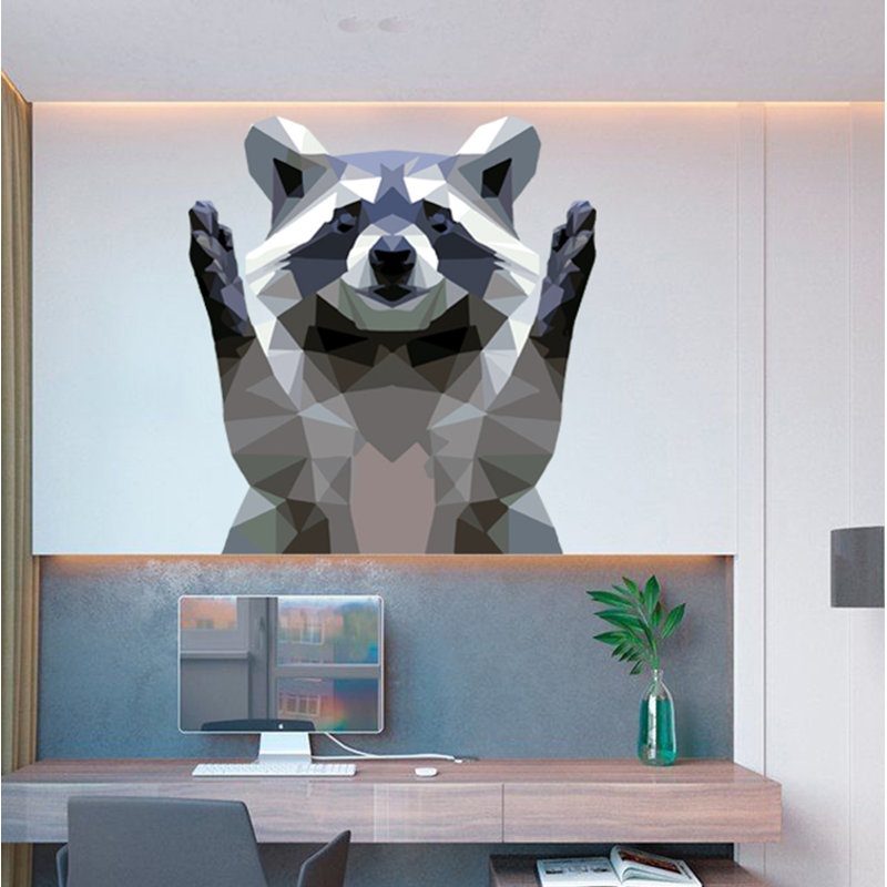 Animals Wall Decal, 33" H x 36" W