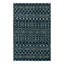 Tapis géométrique bleu foncé World Menagerie-186432049