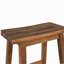 Tabourets de cuisine en bois à hauteur de comptoir pour salle de bain 2 pièces TopMAX Farmhouse Rustic