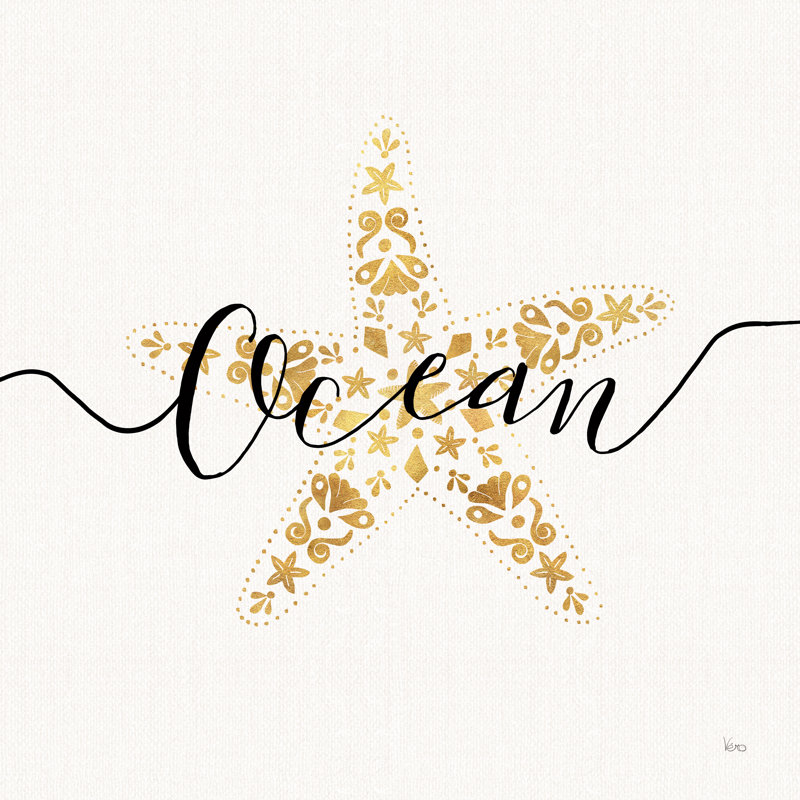 Sea Charms I by Veronique Charron - Wrapped Canvas Print, 30cm H x 30cm W