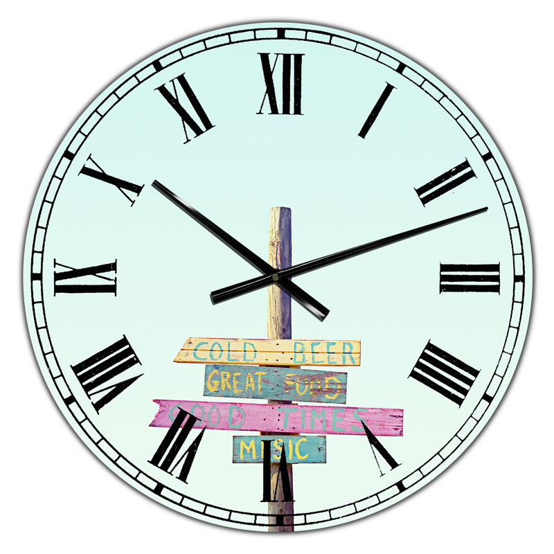 Horloge murale surdimensionnée 4 Thruths of Life, Petit