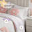 Gracie Floral Reversible Tufted Chenille Comforter Set with Flower Throw Pillow-954090721