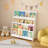 4-Tier Kids Bookshelf, Toddler Book Display Shelves-1745444494