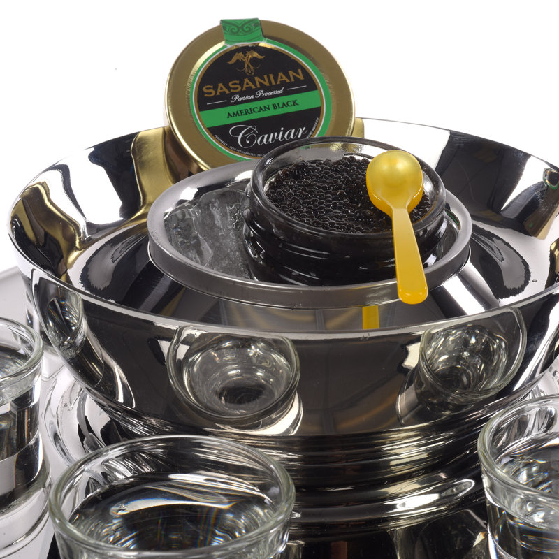 The Party Aisle™ Bouknight Stainless Steel Cavier Holder