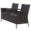 Streicher Powder Coated Steel Outdoor Bench-27863212