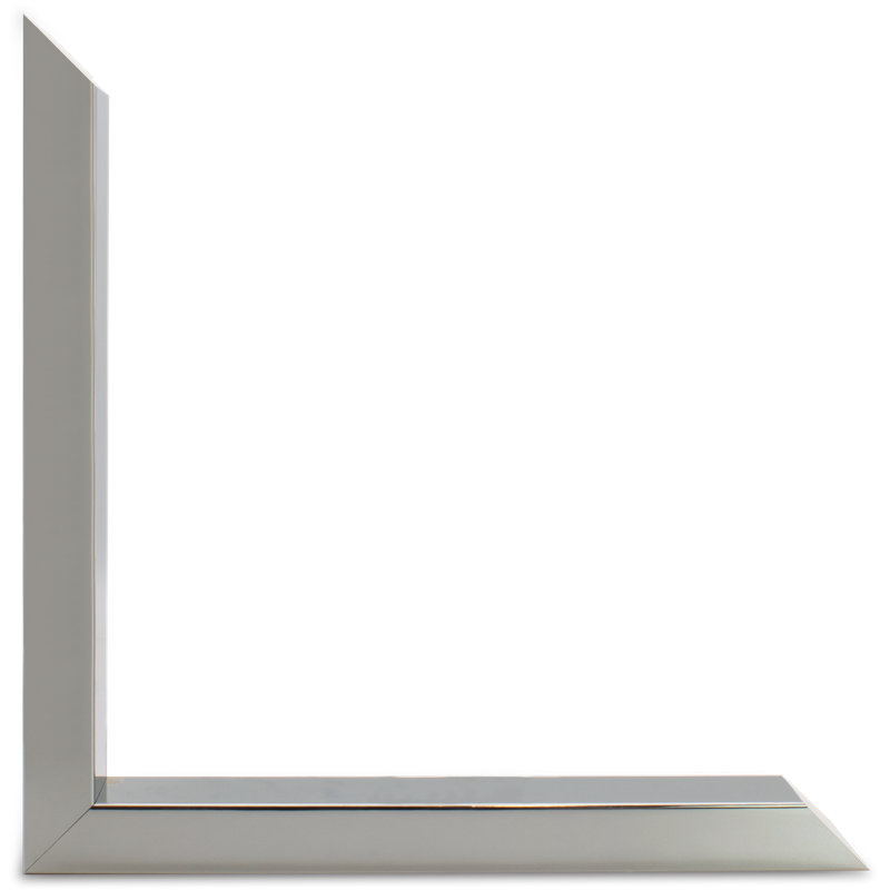 Arrangement III Abstract - Single Picture Frame Print, 161.036 cm H x 133.096 cm W, Aluminium Chrome