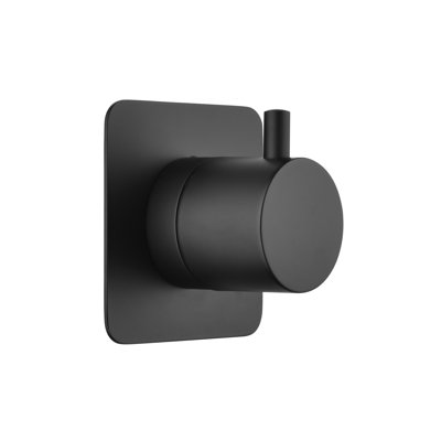 Adjustable Brass Handle 3/4" Volume Control Shower Valve. Corrosion Resistance. Rust Proof. Matt Black. Easy Mounting Process. 3.5In 2.2In, 1.8Lb Cast Metal Valve With Handle. Installation. 3.5" X