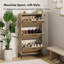 Lena Rattan Shoe Storage Cabinet