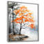 Orange et gris, forêt, automne, élégance I - art mural forêt-1793163278-1762627640