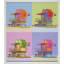 Silkscreen Miami 2 Print by H. Scott