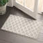 Wool Geometric Area Rug in Gray-814464298