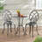 CHARLESTON 3PC CAST BISTRO SET