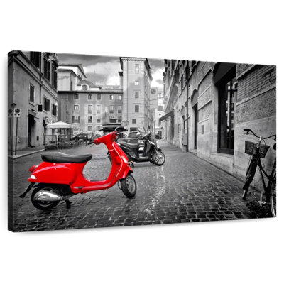 Vespa rouge Sirci Pop