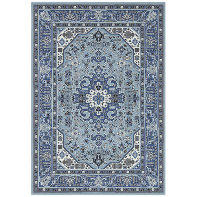 Skazar Isfahan Tufted Blue Rug