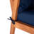 Aretta Acacia Solid Wood 4 - Person Patio Conversation Set with Cushions-1151940209