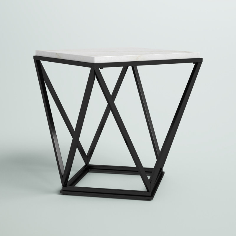 Avyon Marble Top End Table