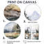 «River Mountain In Minimal Canada II», art mural beige-1126484890-1126484893-1126484895