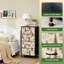 Commode 4 tiroirs pour chambre à coucher Hiver Woodland Deer Evergreen Trees