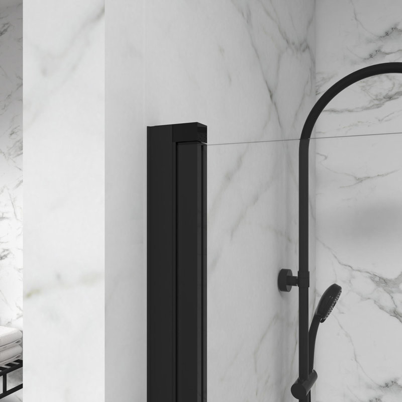 32 "Wx 55"H 180°Swivel Tub Screen Panel Shower Door