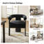 Eduard 61cm W Modern Upholstered Dining Chair With Round Backrest-1441867864