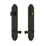 Complete Arc Entry Lever Set with Single Cylinder Deadbolt