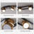 Niala 48.42" W 6-Light LED Dimmable Flush Mount 