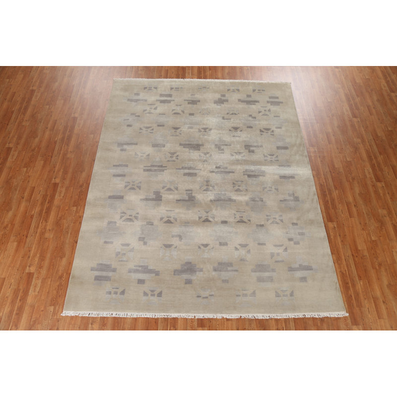 Tapis oriental en laine Gabbeh noué à la main 8 pi 1 po x 10 pi