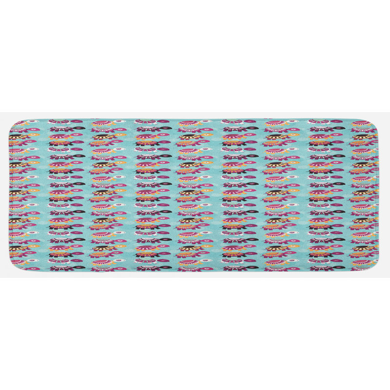 Coastal Synthetic Kitchen Mat