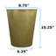 Steel Open Waste Basket - 1.5 Gallons-59686529