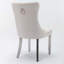 Chaise d'appoint en velours capitonné de 24,6 po Giobbe-88580740