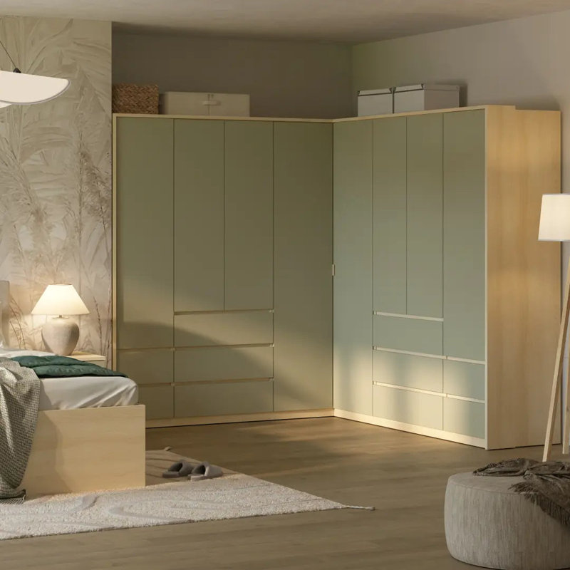 Bolat Manufactured Wood Wardrobe, Eucalyptus
