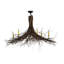 Rustic Lodge 6 - Light Chandelier