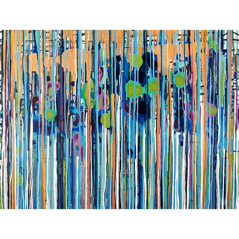 Flow N 4 par Kari Souders, H 24 po x l 32 po, Toile tendue