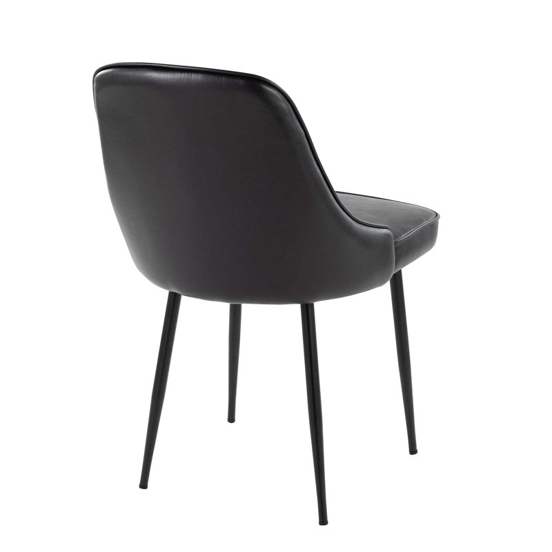 Chaise de salle à manger Toron, Noir, noir, noir, noir, Noir, noir, noir, noir