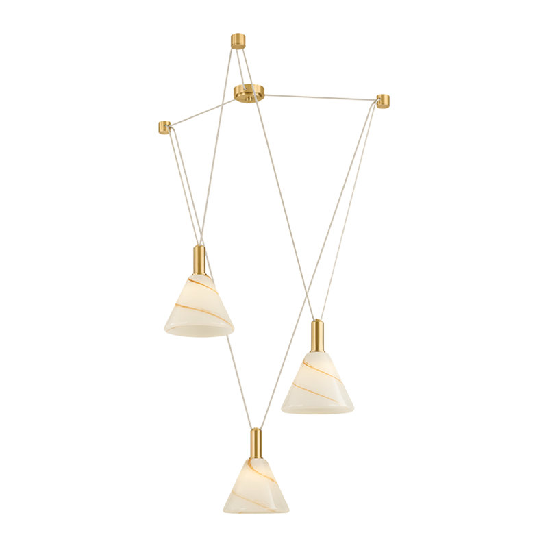 Eileen 41.75" 3-Light Chandelier