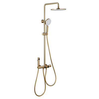 Système de douche complet avec valve brute
