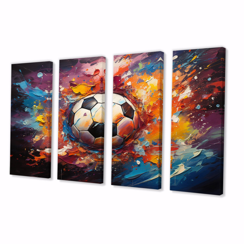 Ballon de soccer Kaléidoscope II 4 pièces