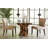 Gareloi Round Glass Top Solid Wood Base Dining Table