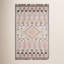 Tahoe Wool Southwestern Area Rug in Pink/Beige/Black-2041012889