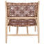 Chaise d'appoint à dossier tissé Kazbah-1972552803