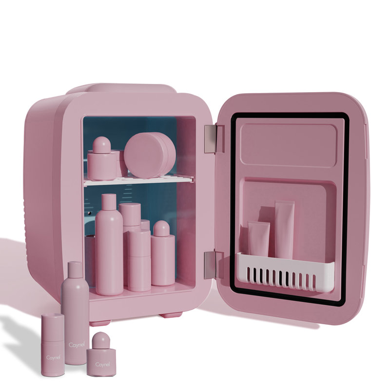 Mini réfrigérateur portatif thermoélectrique 4 litres, Rose
